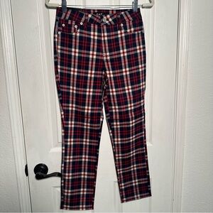 Oat Plaid Pants Size 25 NWT‎